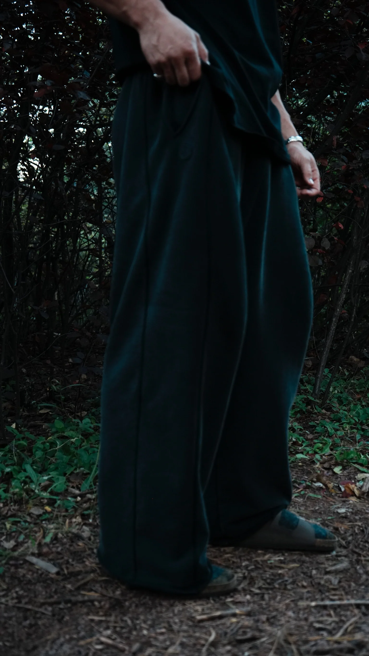 Faded Black Heavyweight Sweatpants - Image 5