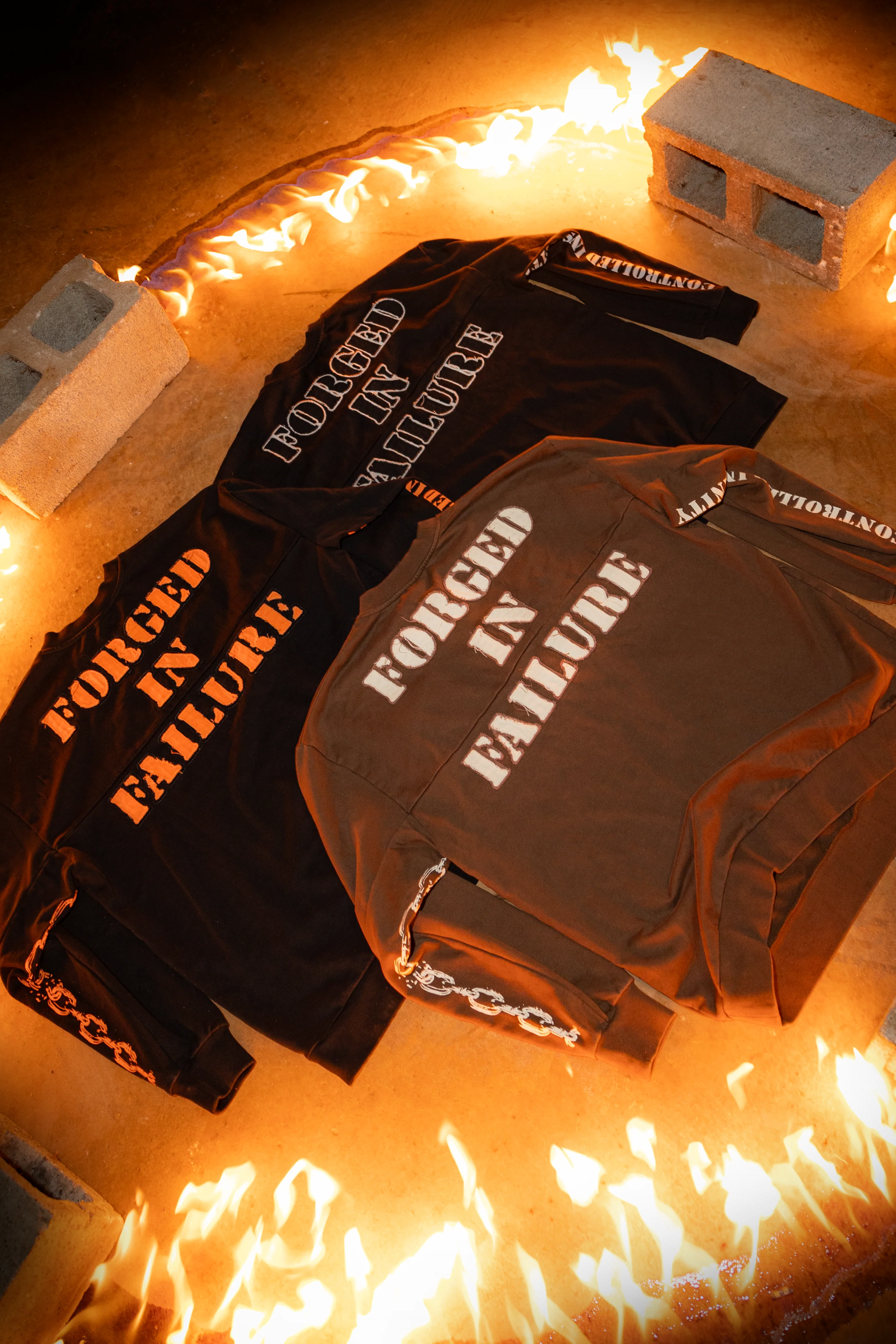 Orange Forged in Failure Crewneck - Image 5