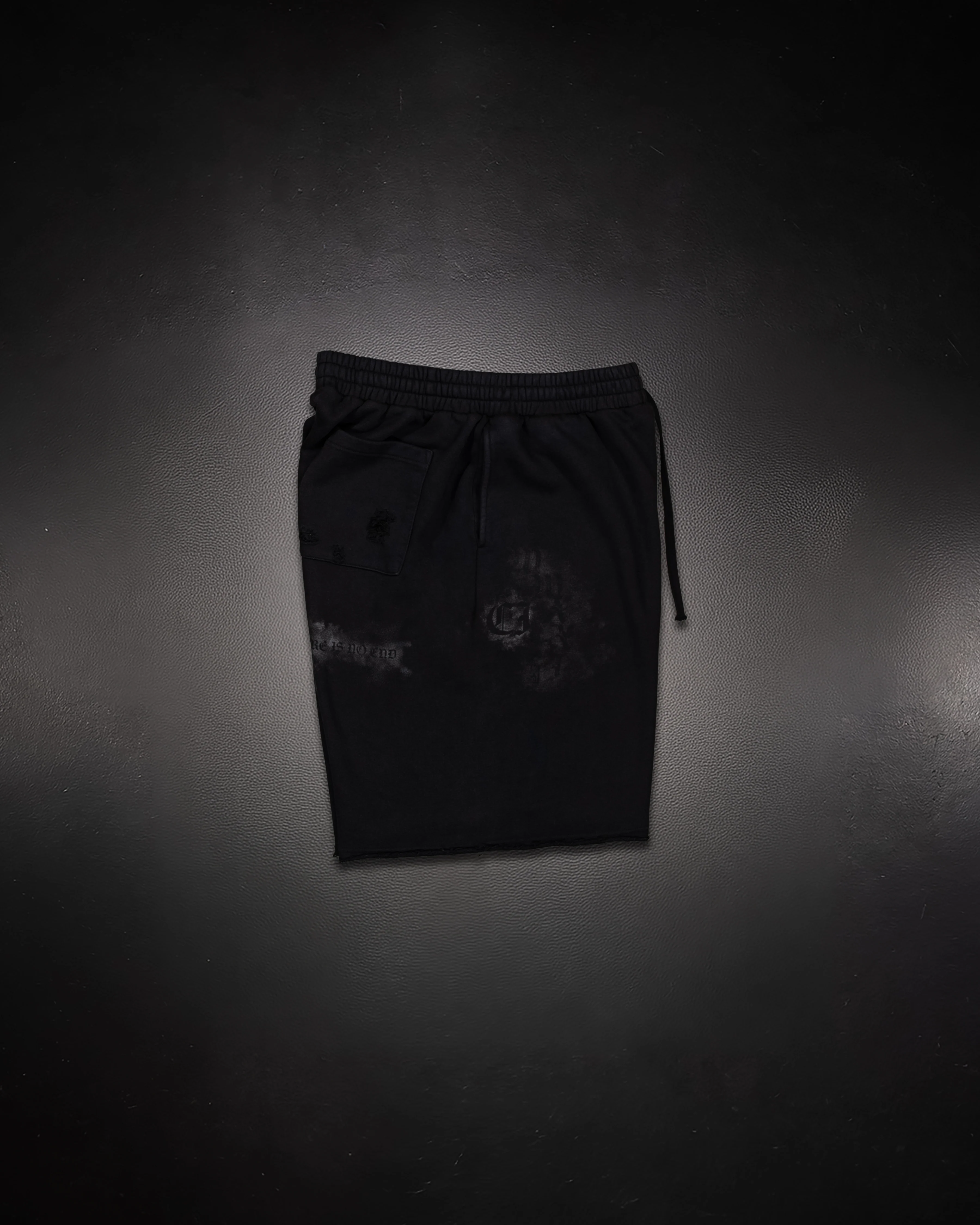Black Smoke Sweatshorts - Image 3