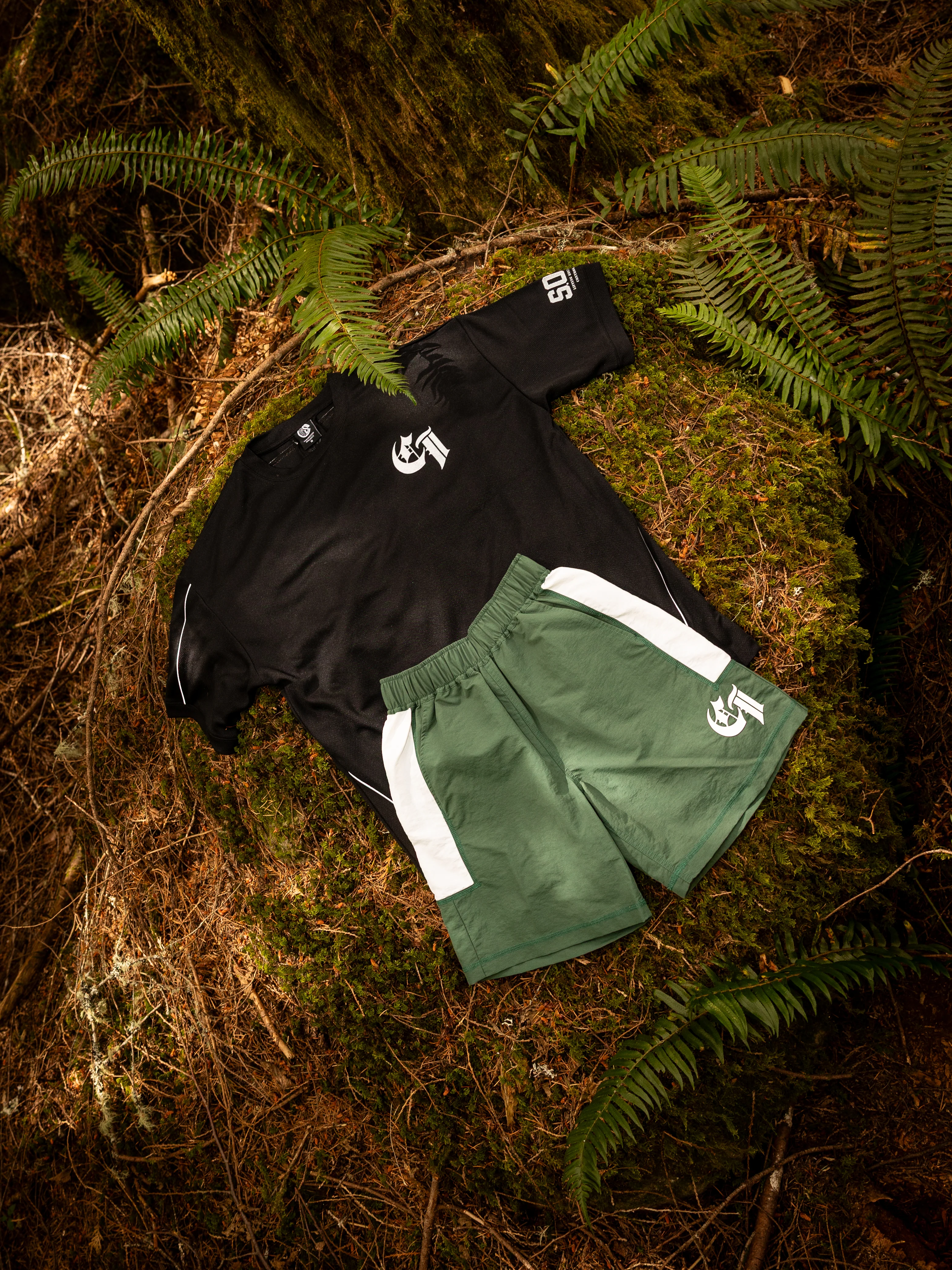 Prime Layer Forest Green Shorts - Image 4