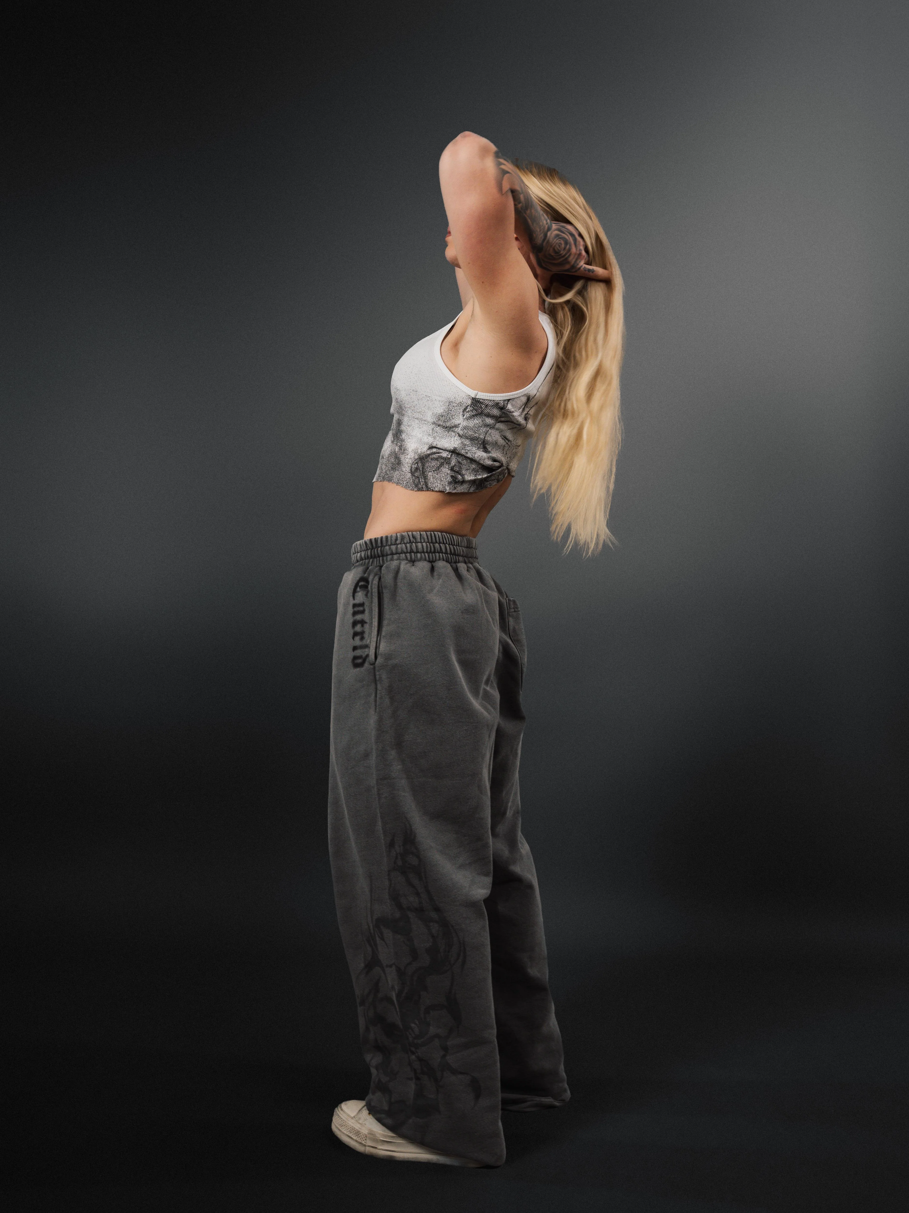 Wide Leg Sweats Dusk - Image 5